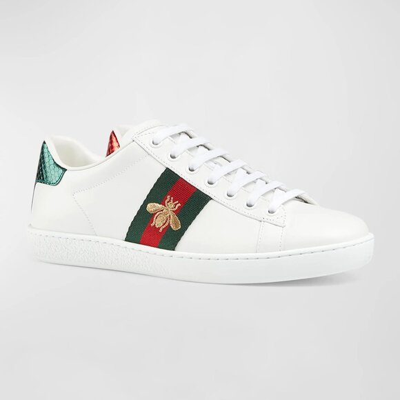 Gucci Ace sneaker with bee, Size 37.5, New in Box - Picture 2 of 15